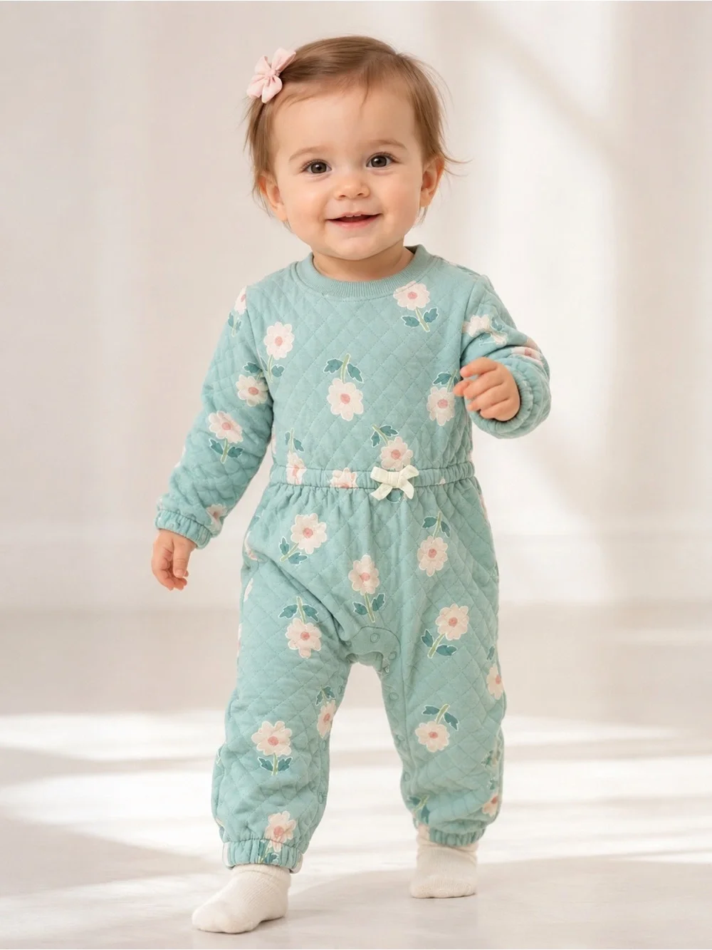 Carter's Girls 2-Piece Floral & Strawberry Matching Set - Pink & Mint
